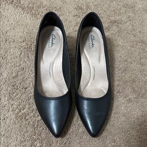 Clarks Women's Classic Black Heels